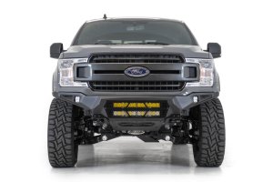 Ford F-150 Bumper - Front - Addictive Desert Designs - Bomber - Hammer Black - `18-`27 Ford F-150 Bumper - Front - Addictive Desert Designs - Bomber - Hammer Black - `18-`27